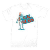 UK Subs- Skeleton on a white shirt