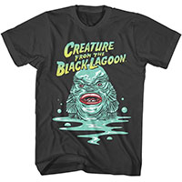 Universal Monsters- Creature From The Black Lagoon (Face) on a smoke shirt