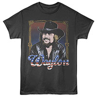 Waylon Jennings- Americana on a smoke shirt