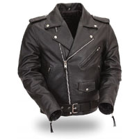 Black Leather Motor...