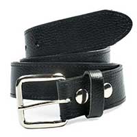 Black Leather Stash Belt by Mascorro Leather (Sale price!)
