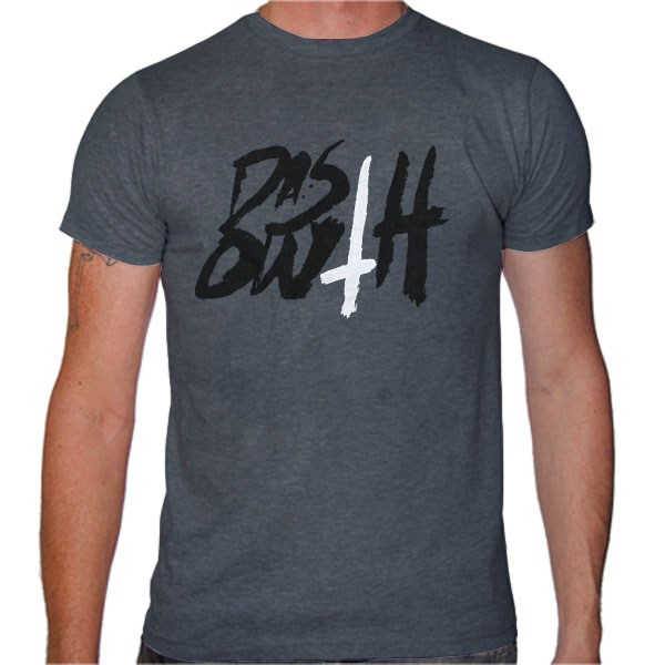 Off With Their Heads- Das OWTH on a charcoal shirt (Sale price!)