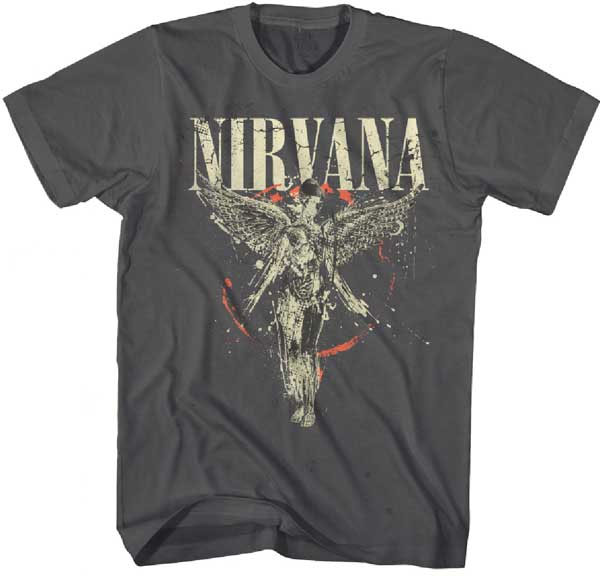 Nirvana- In Utero on an asphalt shirt