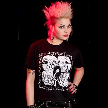 Antisect- Poster Art on a black YOUTH sized shirt