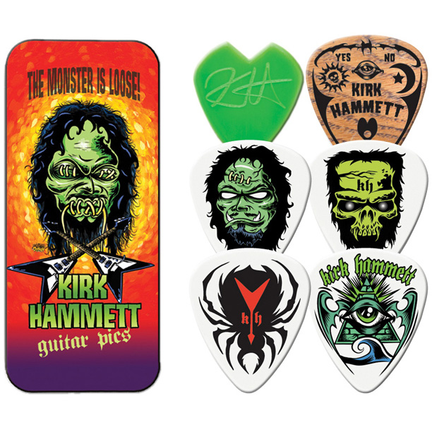 Kirk Hammet- Monster Guitar Picks In Collectors Tin (Metallica)