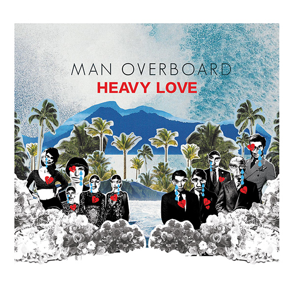 Man Overboard- Heavy Love LP (Ltd Ed Black/White Vinyl With Red Splatter) (Sale price!)