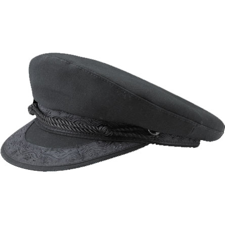 Canvas Greek Hat In BLACK by New York Hat Co. (Sale price!)