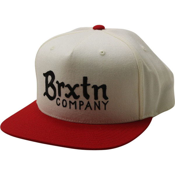 red off white hat