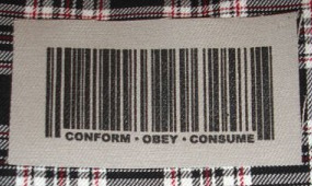 Conform Obey Consume cloth patch (cp351)