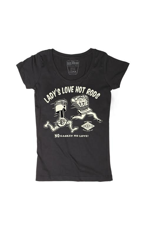 No Gasket Girls Scoop Neck shirt by Lucky 13 - SALE