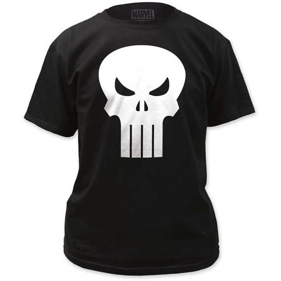 Marvel Comics- Punisher Skull on a black shirt (Sale price!)