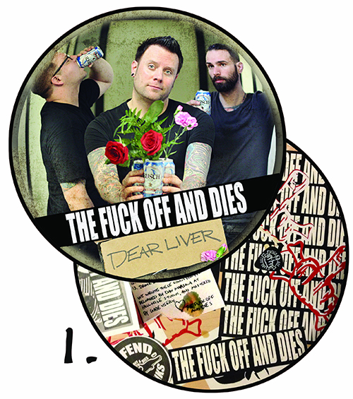 Fuck Off And Dies- Dear Liver LP (Ltd Ed Pic Disc- 3 Different Covers) (Sale price!)