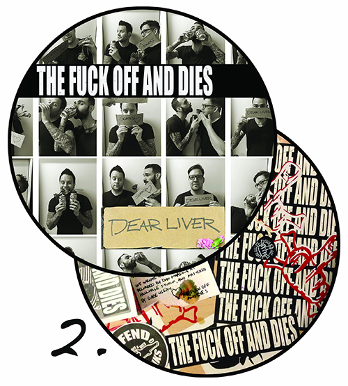 Fuck Off And Dies- Dear Liver LP (Ltd Ed Pic Disc- 3 Different Covers) (Sale price!)