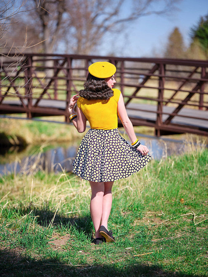 Sunny Side Up Skirt by Retrolicious