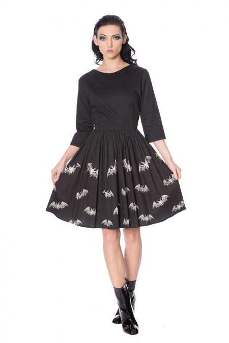 Lace Bats Retro Dress by Banned Apparel 