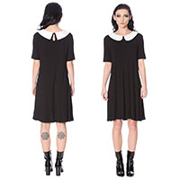Mrs Not Nice Collar Dress by Banned Apparel  sz L only