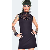 Spiderweb Mini Mod Dress by Jawbreaker 