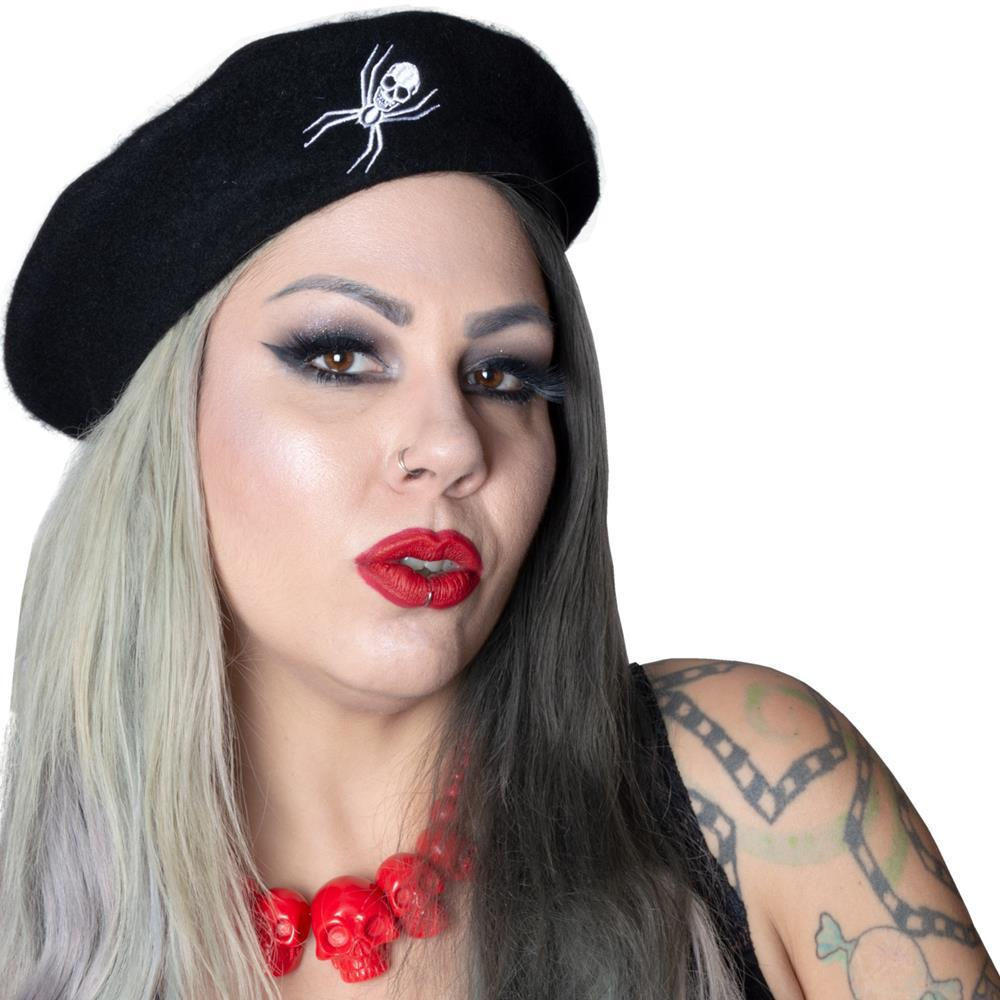 spider web beret