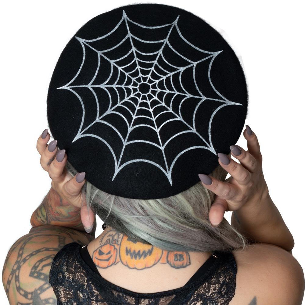 spider web beret