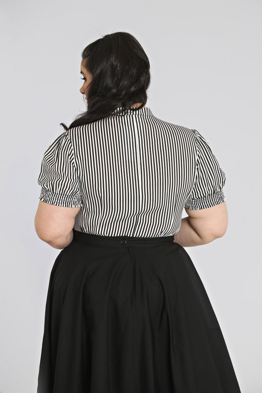 Plus Size Chiffon 50's Humbug Blouse by Hell Bunny sz 2X only - SALE
