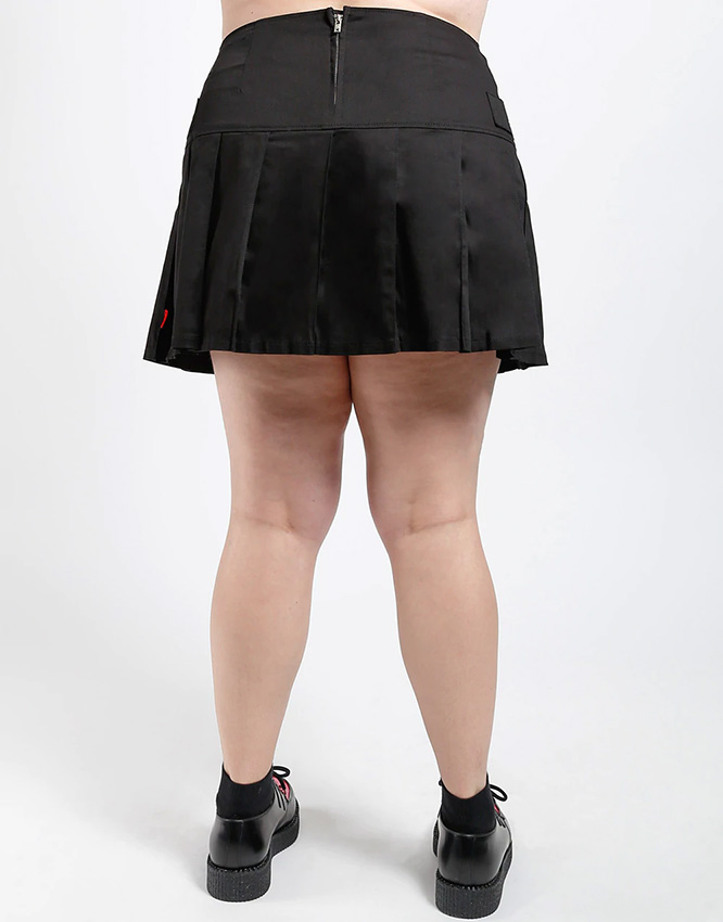 Curve Pleated Handcuff Mini Kilt Skirt by Tripp NYC - Size -24/ 42" waist only -  SALE 