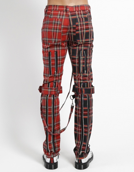 Split Leg Unisex Bondage Pants w Straps 