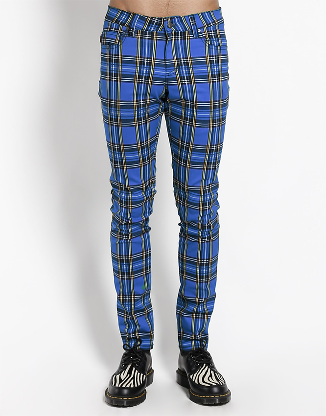 baby blue plaid pants