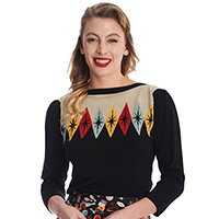 Atomic Star Sweater by Banned Apparel 