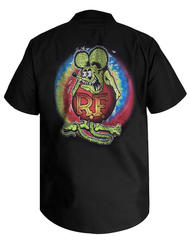 STEADY CLOTHING Tye Dye Rat Fink T-Shirt S-3XL NEW