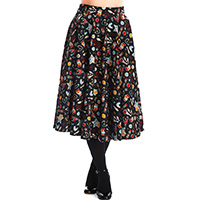 Let's Go Bowling Retro Swing Skirt by Banned Apparel 