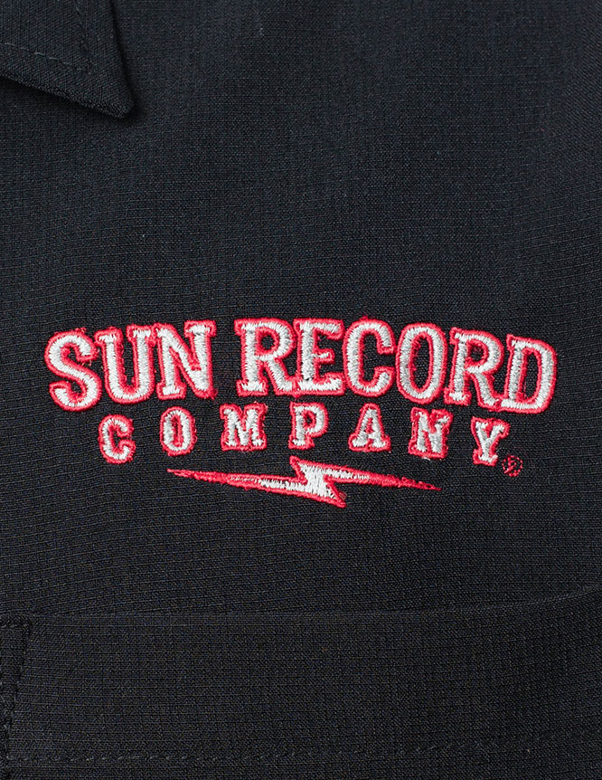 Sun Records- Rockabilly Piped Panel Bowling Shirt by Steady Clothing 