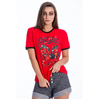 Hell Yeah Plus Size Ringer Tee by Banned Apparel 