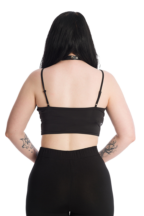 Bernia Bat Wing Bralet Cropped Top - Plus Size by Banned Alternative