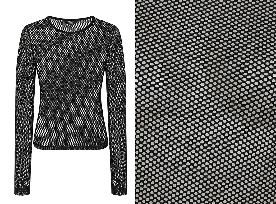 Lilith Mesh Long Sleeve Top by Banned Apparel