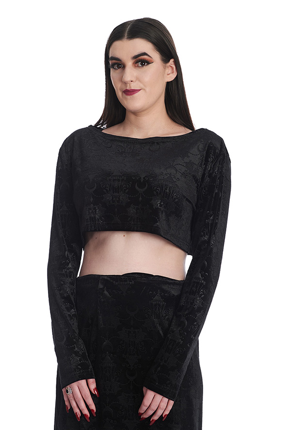 Chandelier Crop Top by Banned Apparel