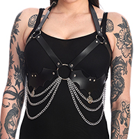 Devika Chain Vegan Body Harness by Banned Apparel
