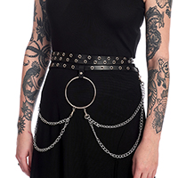 Apollyon Chain Vegan Belt / Harness by Banned Apparel