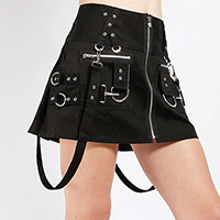 Super D Ring Bondage Mini Skirt by Tripp NYC