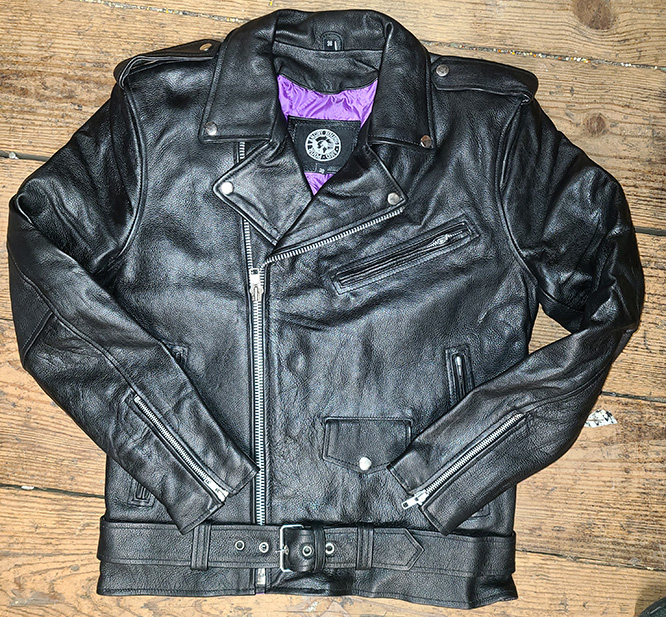 Bela Biker Jacket by Angry Young And Poor- Premium Black 