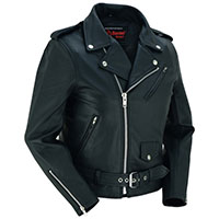 Classic Womens Biker Jacket by Daniel Smart