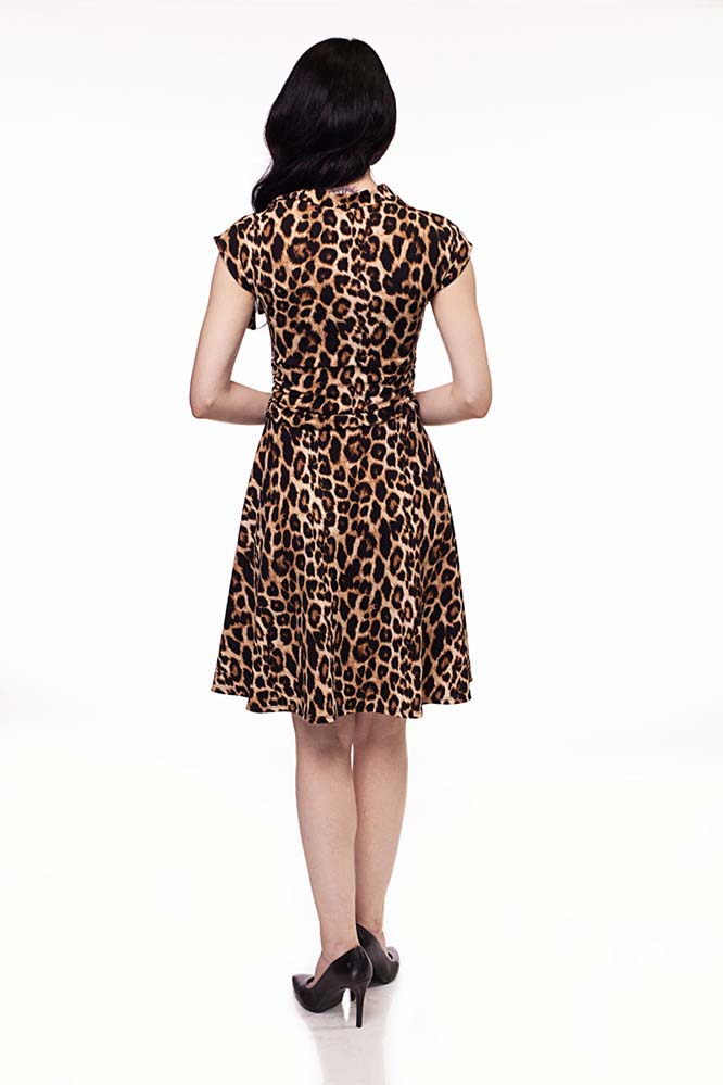 Leopard Bombshell Dress by Retrolicious