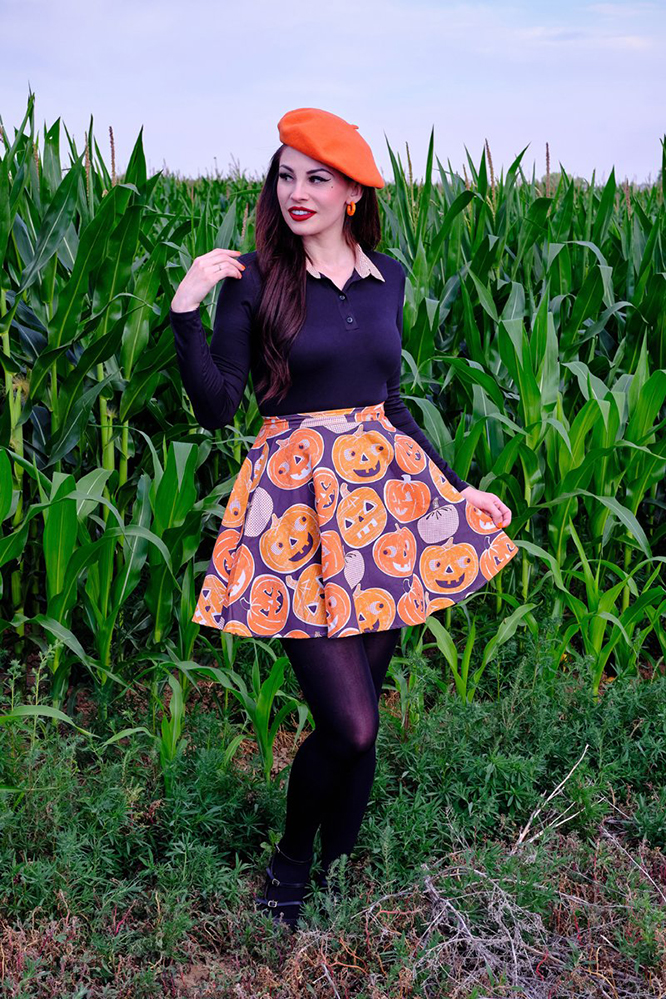 Happy Jacks Skater Skirt by Folter / Retrolicious - SALE Plus Only