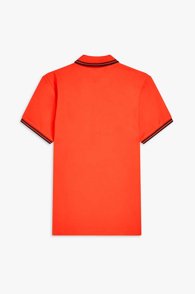 Fred Perry Twin Tipped Girls Polo Shirt- FIERY RED (Sale price!)