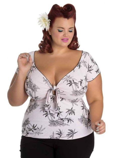 Plus Size Ailani 50's Top by Hell Bunny - In Pink & Black - SALE sz 4X only