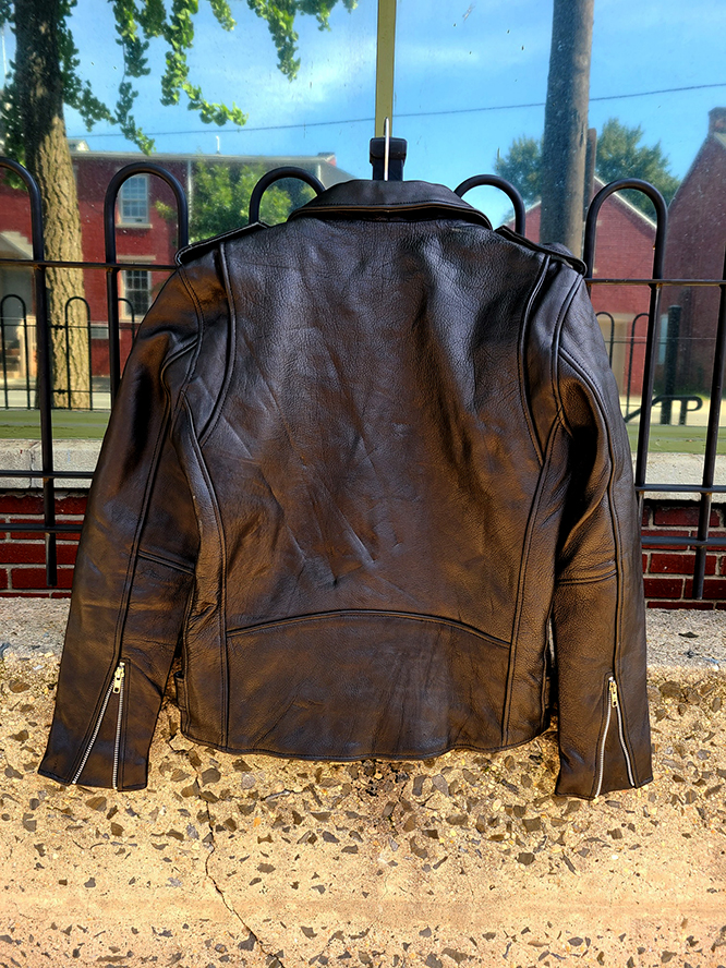 Ik leather hotsell motorcycle jacket