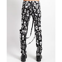 Shadow Skull Unisex Bondage Pants by Tripp NYC - 38 only