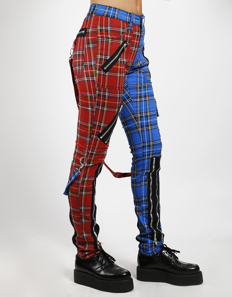 Split Leg Madness Unisex Bondage Pants w Straps by Tripp NYC - Blue ...