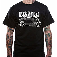Junk's Not Dead on a black shirt by Lucky 13 Clothing