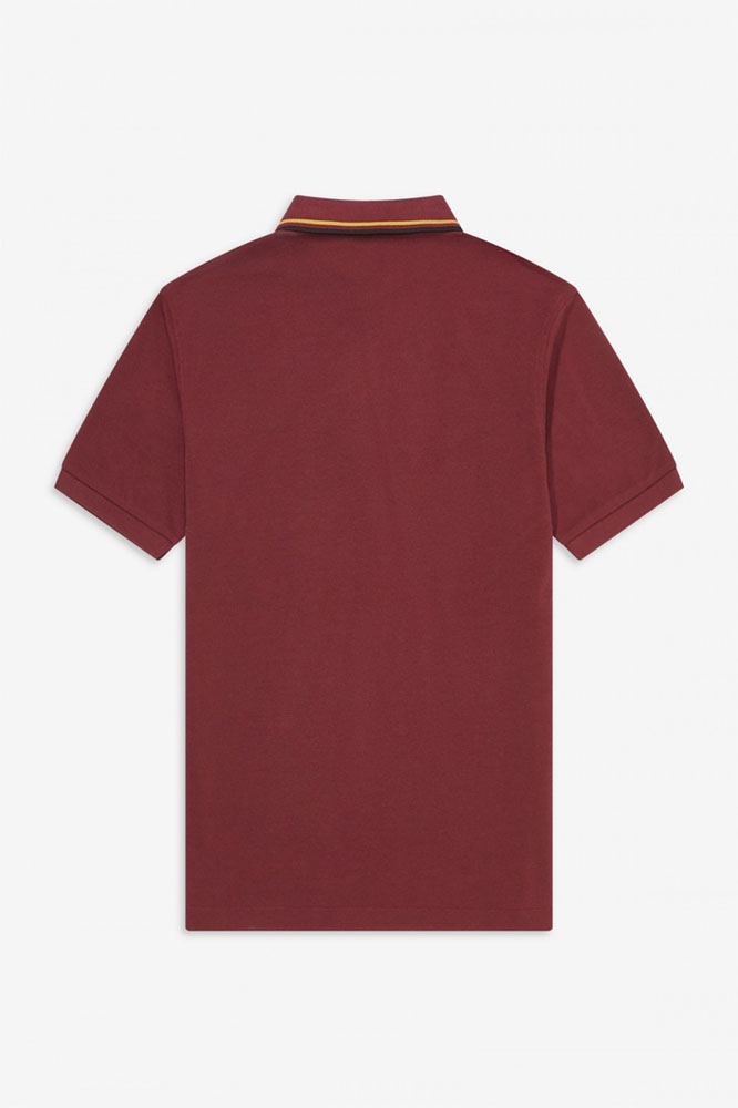 Fred Perry Tipped Placket Polo Shirt- Port