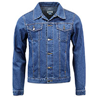 Mod Cut Blue Stonewash Marquee Denim Jacket by Madcap England - SALE 2X only